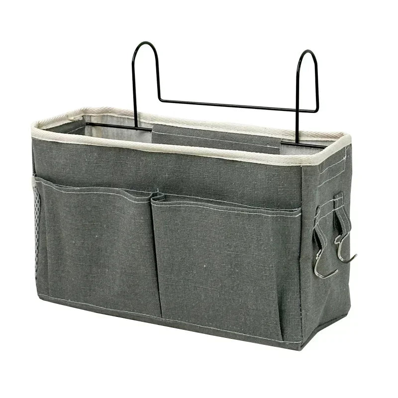 Large Capacity No Punch Bedside Hanging Basket Baby Diaper Practical
