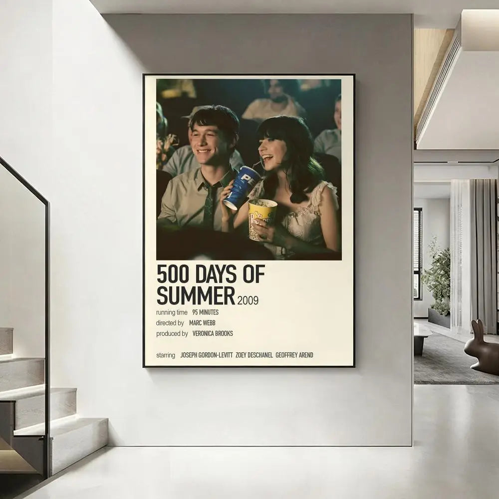 500 Days of Summer Movie Poster – HD Waterproof Wall Art