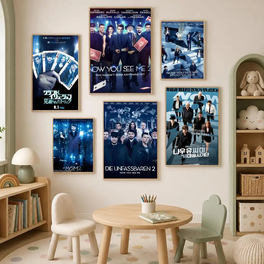 Now You See Me Movie Poster – Self-Stick HD PVC Wall Art