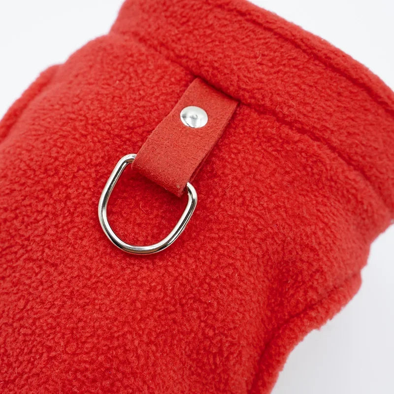 Polar Fleece Cat & Dog Vest – Cozy Soft Pet Hoodie S/M/L