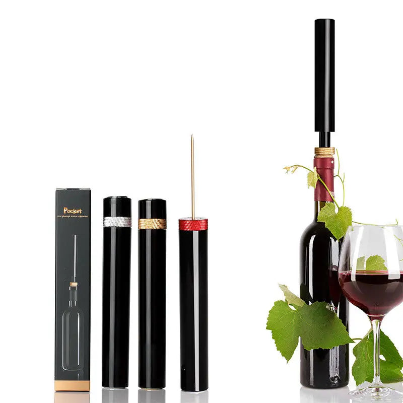 Wine Opener Air Pump Bottle Stainless Steel Pin Cork Remover Pressure