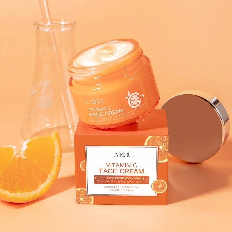 LAIKOU Vitamin C Facial Cream Delicate Hydrating Moisturising Skin