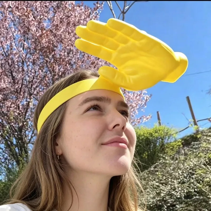 Novelty Mini Sun Hat – Funny Small Hand-Size Beach Party Cap