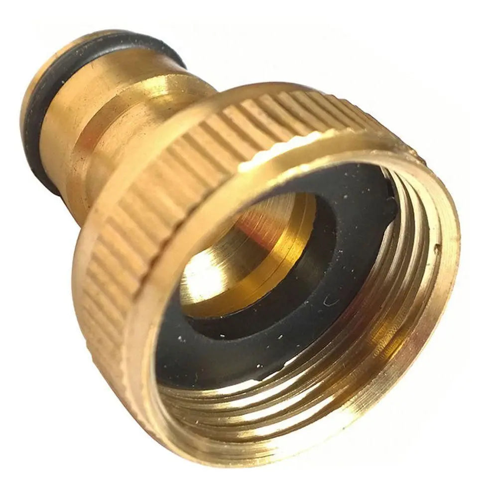 3/4" Solid Brass Garden Hose Tap Adaptor Quick Connector