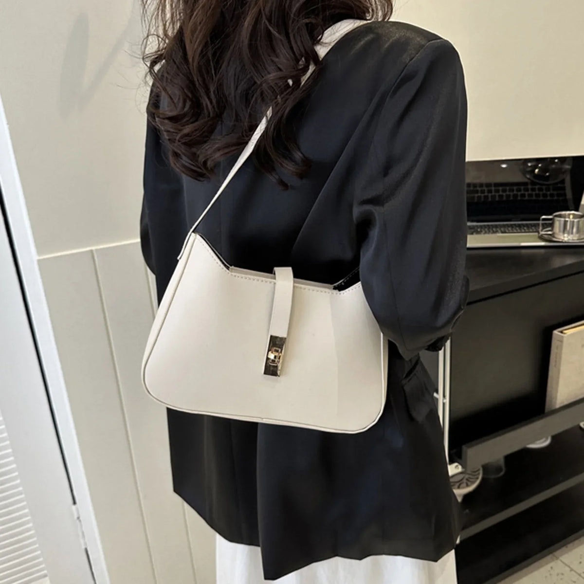 Women's Vintage PU Leather Shoulder Bag | Elegant Handbag