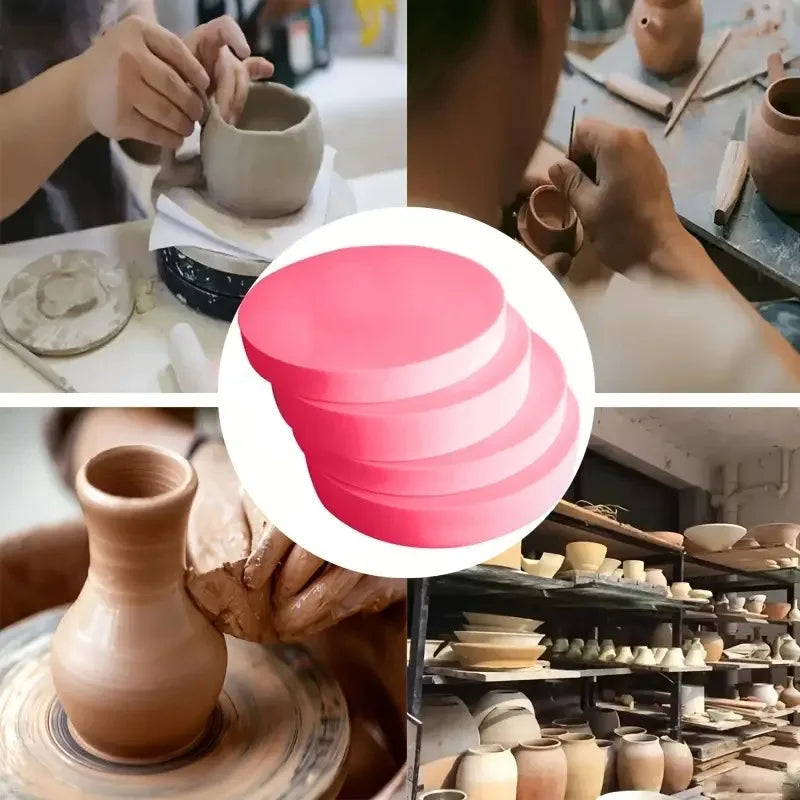 Round Sponge Pad for Pottery & Ceramic Clay Crafting Studio