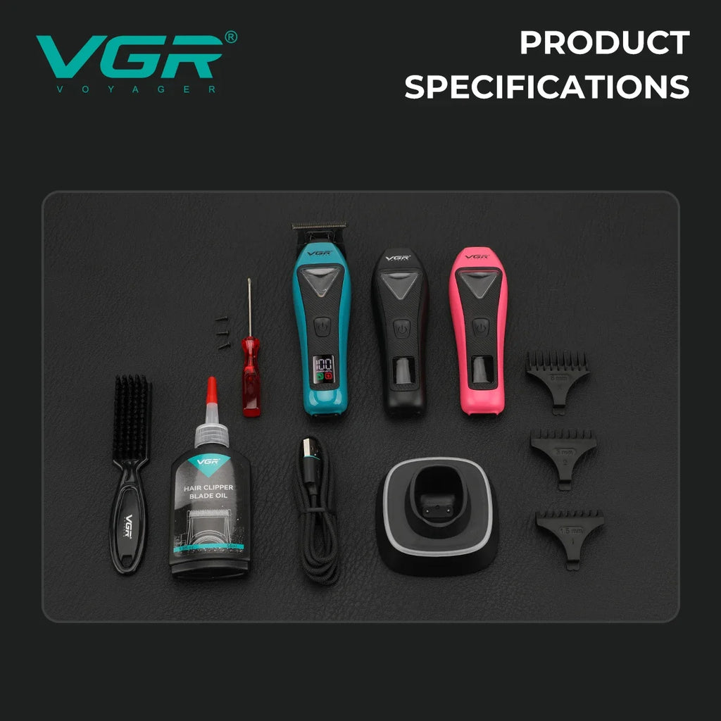 VGR V-035T Electric Hair Clipper & Trimmer Set | 150-Min Battery