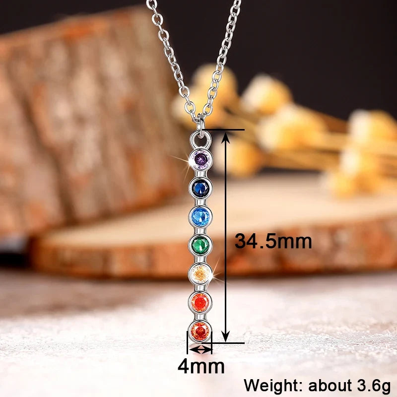 Huitan Cubic Zirconia Pendant Necklace – Women's Statement Jewelry