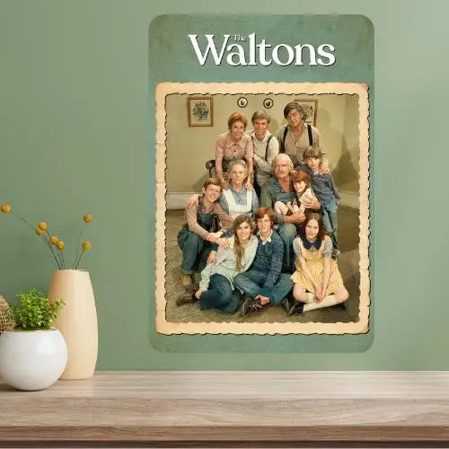 The Waltons Classic TV Show Metal Poster Sign | Retro Wall Art