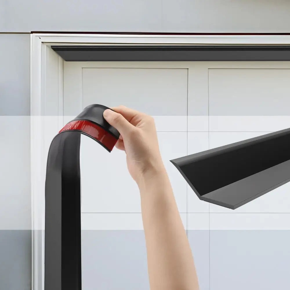 Garage Door Sealing Strip Weatherproof Self Adhesive Sides Seal Heavy