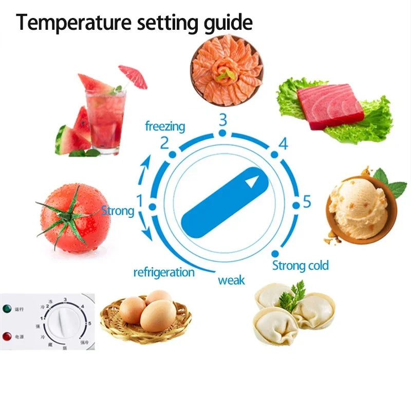 43L Mini Chest Freezer – Auto-Defrost, Single Door, Grade 1