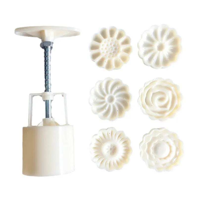 Mooncake Mold Mid-autumn Festival Hand-pressure Flower Moon Cake