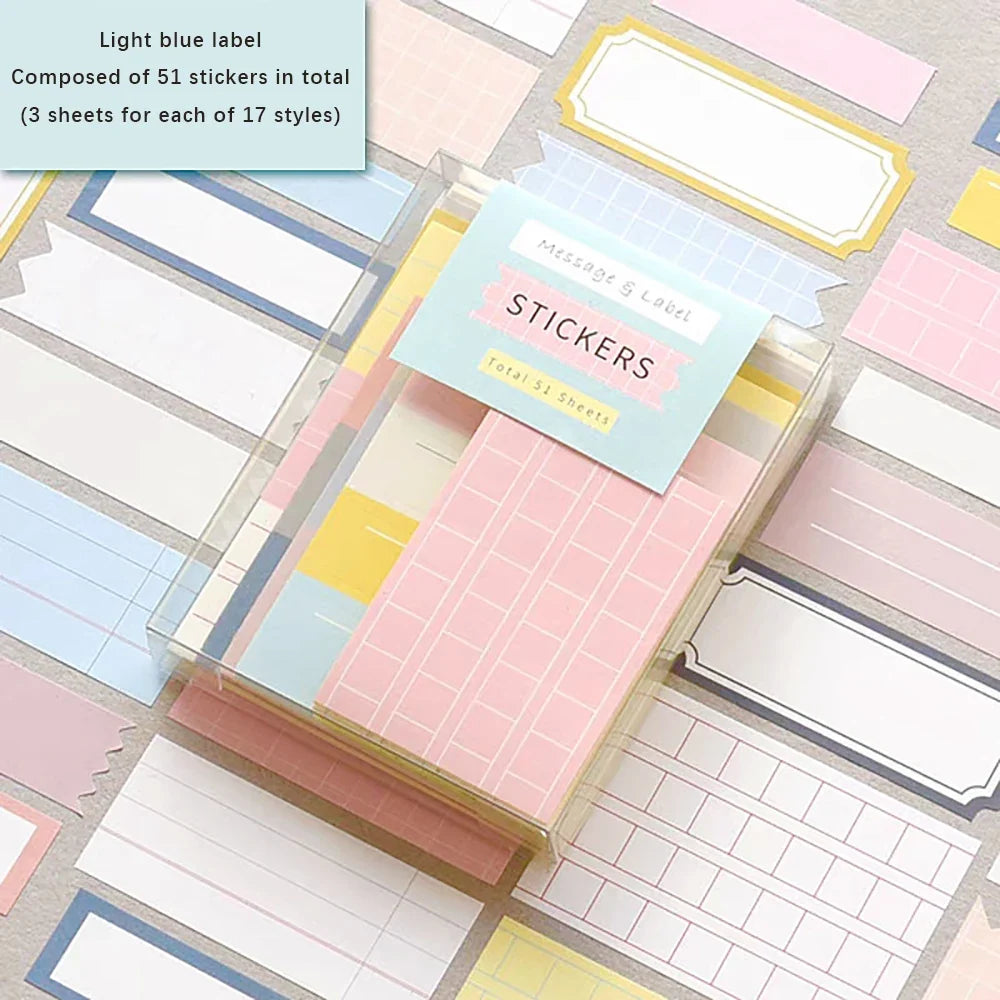 Label Sticker Memo Message Key Record Pagination Marking