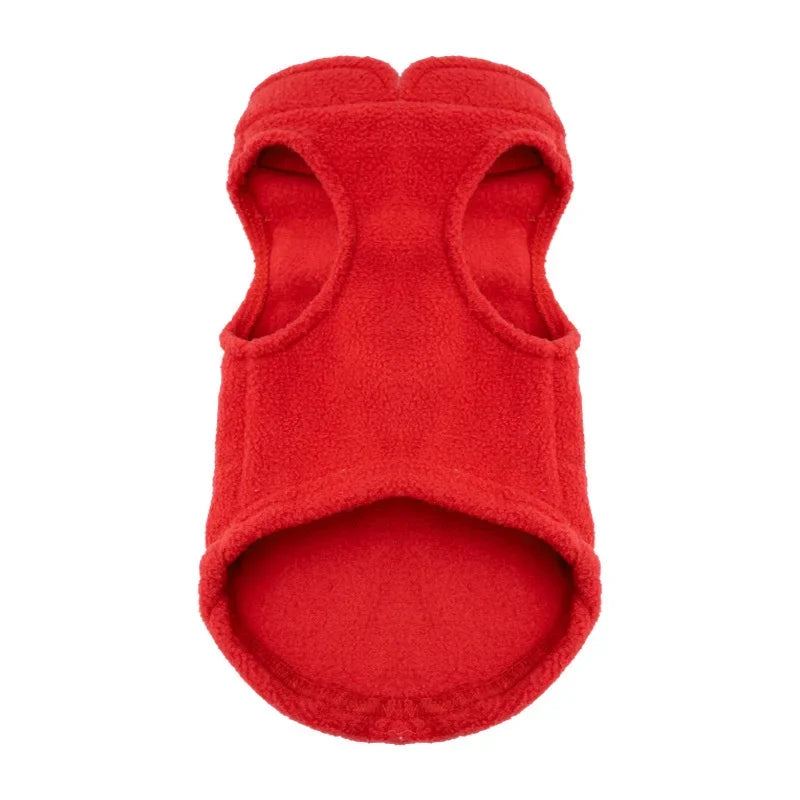 Polar Fleece Cat & Dog Vest – Cozy Soft Pet Hoodie S/M/L