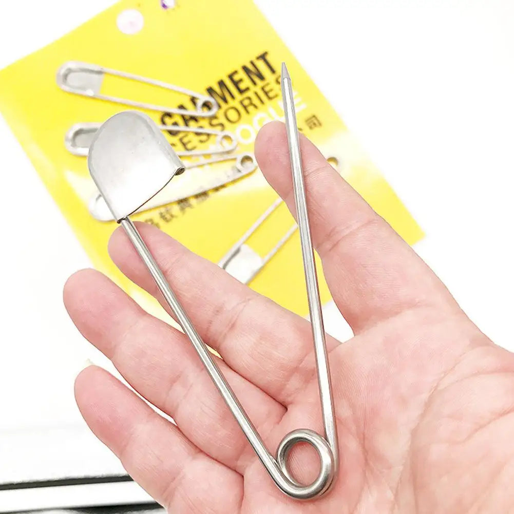 Large Stainless Steel Safety Pins 12.8cm – DIY Sewing & Laundry