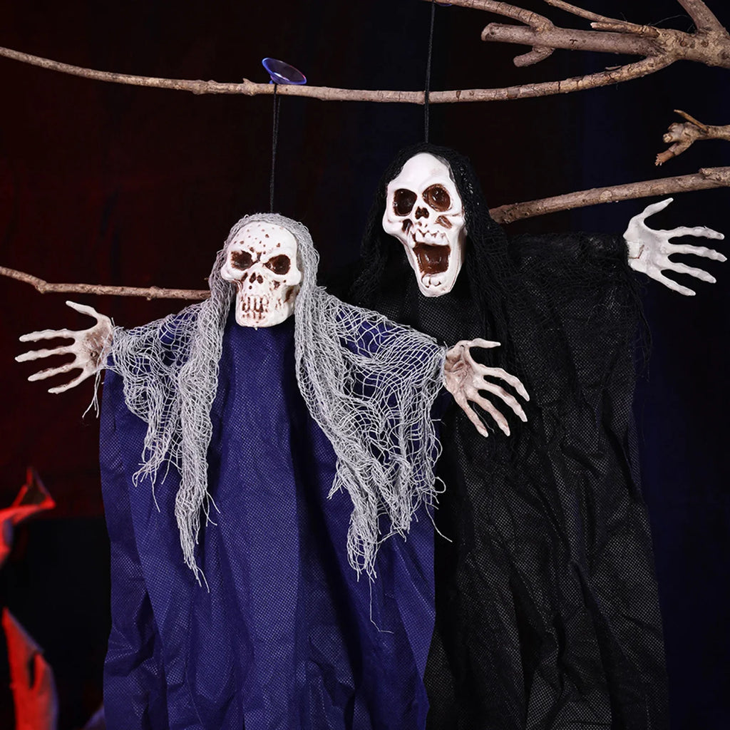 Halloween Hanging Skeleton Ghost Props | Outdoor Yard Decor