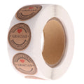 500pcs Kraft Gracias Thank You Stickers – Scrapbooking Labels