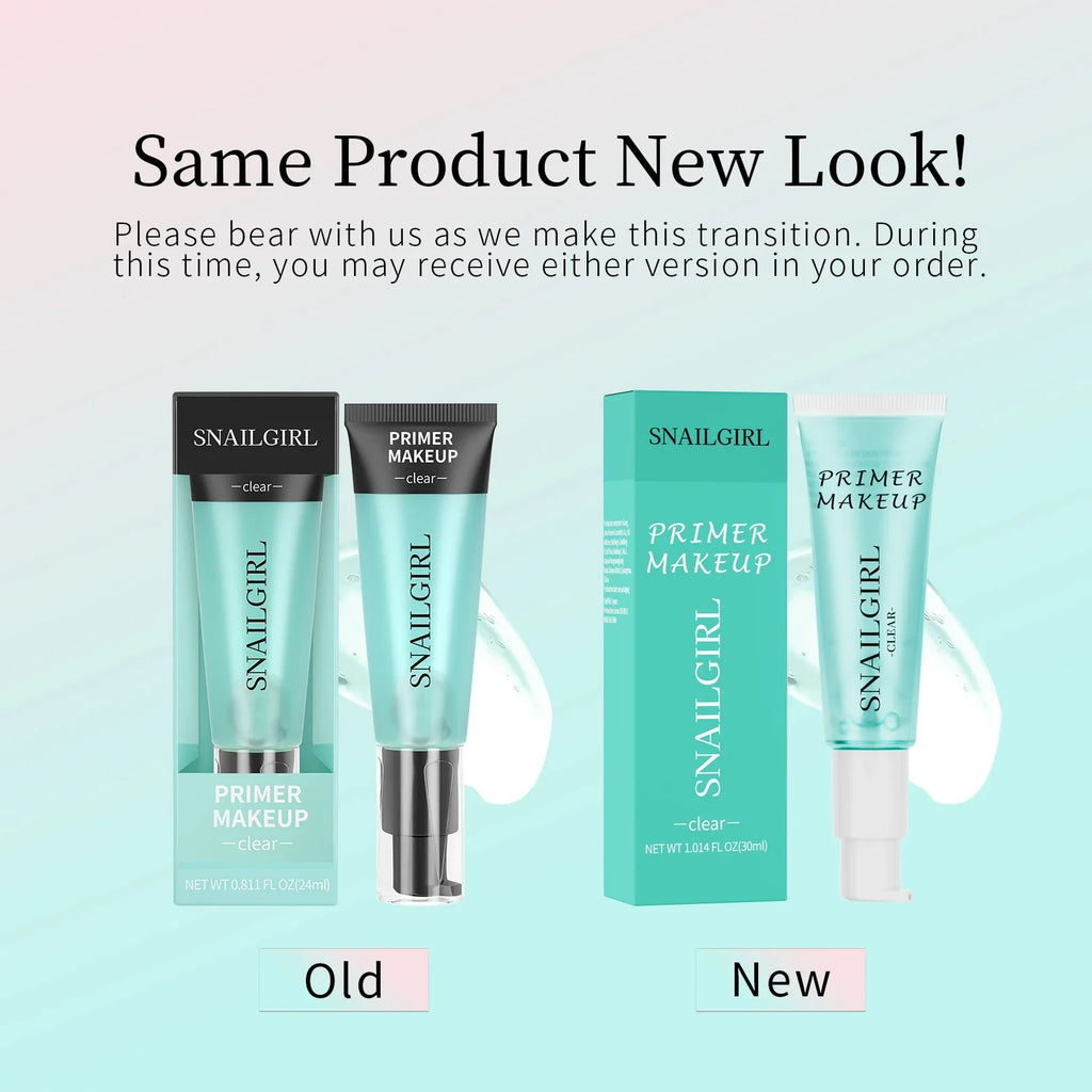 SNAILGIRL 24ml Hydrating Gel Face Primer – Pore-Minimizing