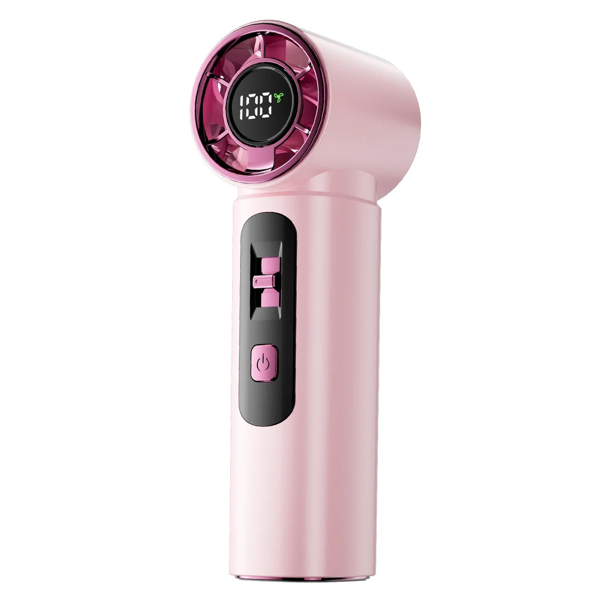 Portable Handheld Turbo Fan Rechargeable Personal 100 Speeds LED