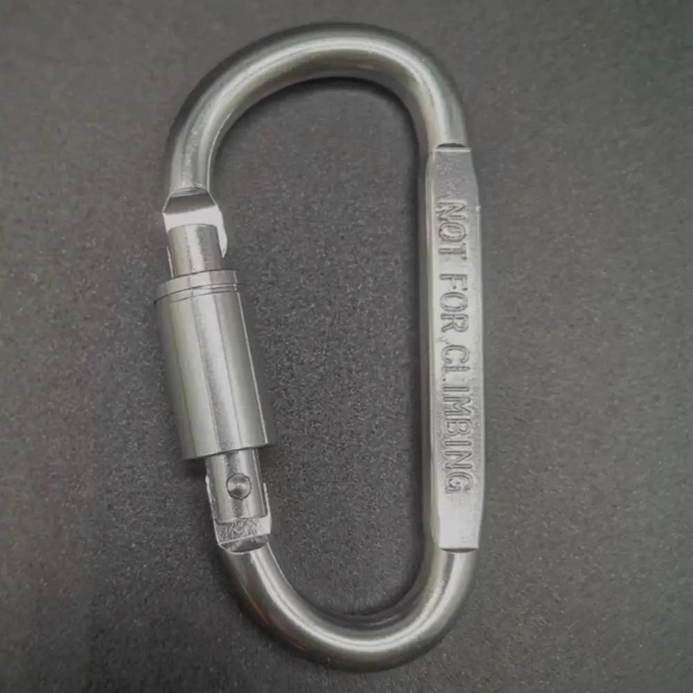 Aluminium Alloy Sports Keychain Multi Colors Lock D-shape Carabiner