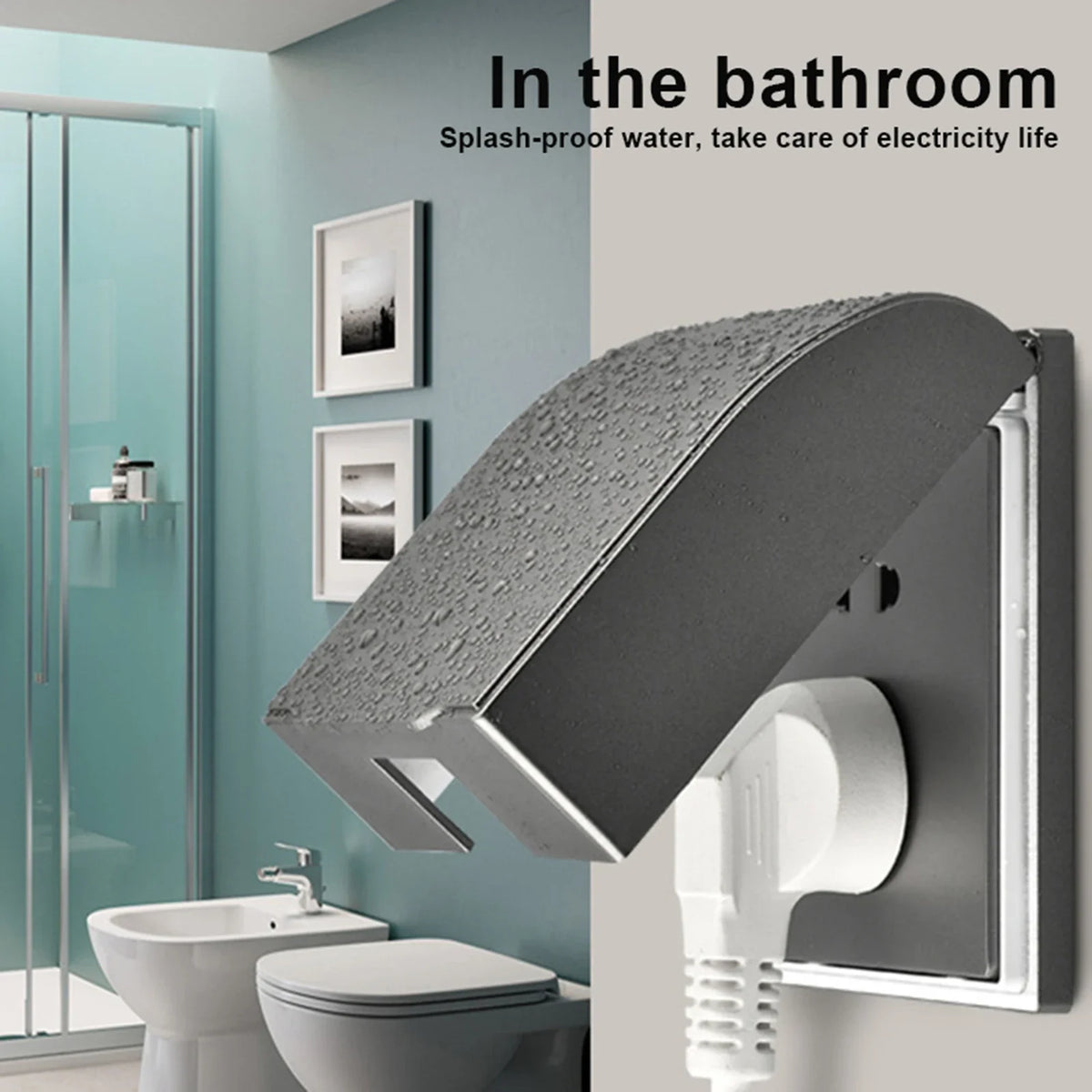 Waterproof Outlet Cover Box – Flame Retardant Socket Case