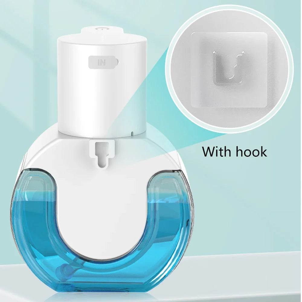 420ml Touchless Soap Dispenser – Wall-Mounted, USB-C Rechargeable