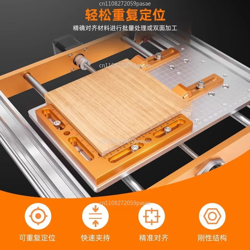 90° Right Angle Clamp with Adjustable Height Gauge | Woodworking