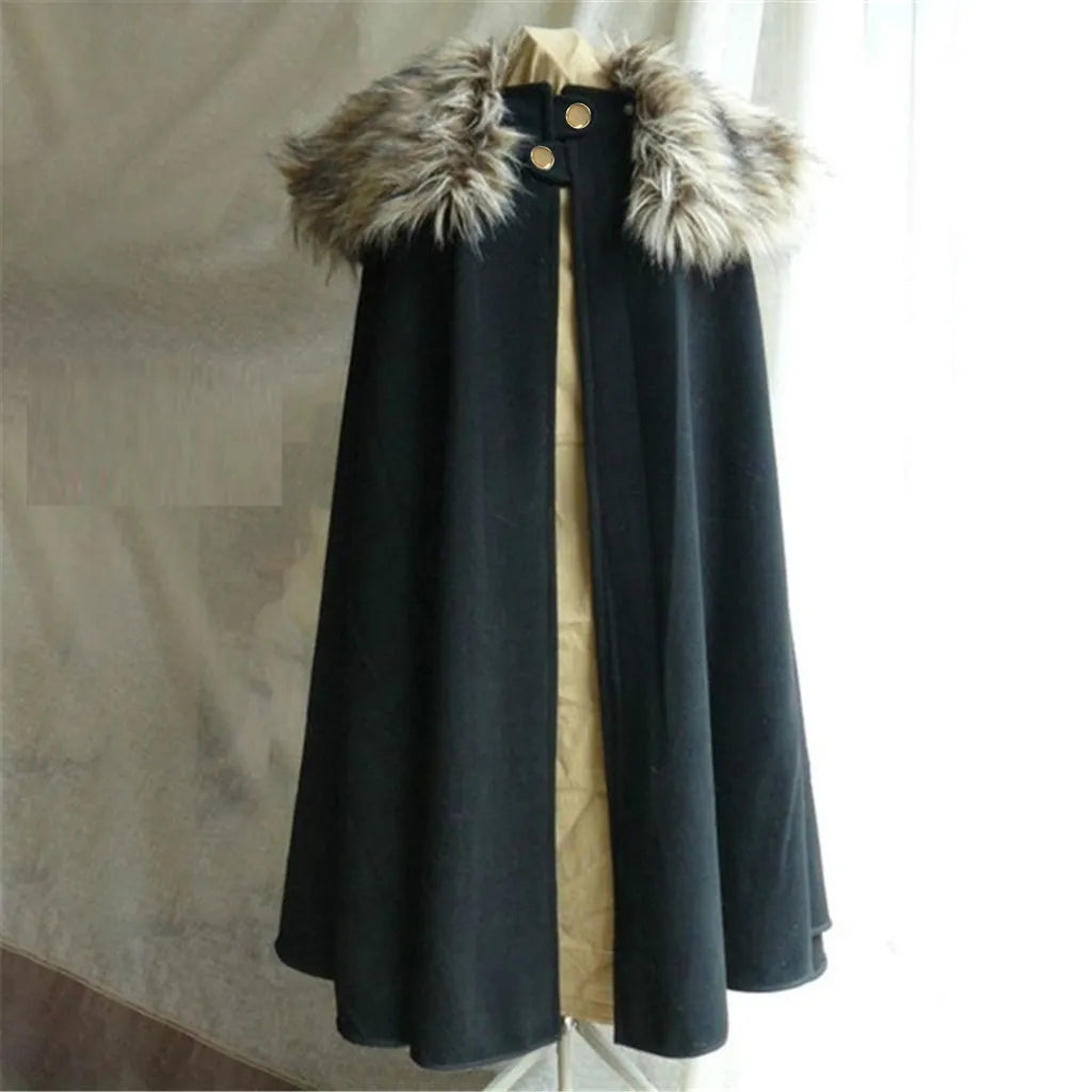 Medieval Cloak Cape | LARP Viking Knight Gothic Cosplay Costume