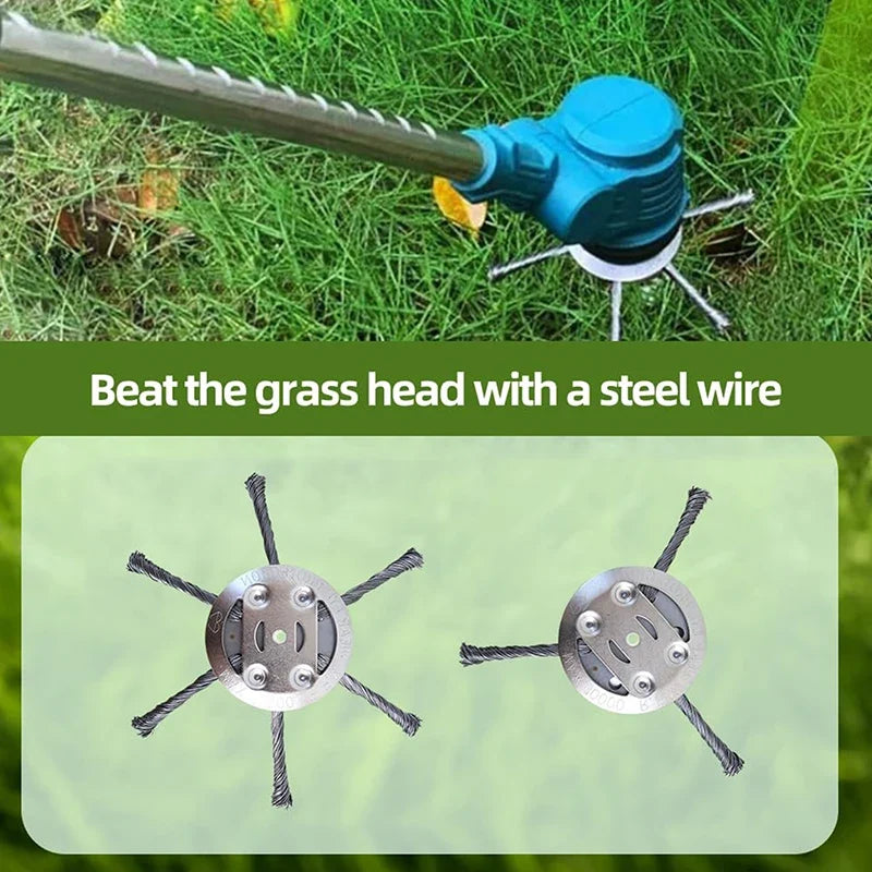 Steel Wire Grass Trimmer Head – Weed Remover Replacement