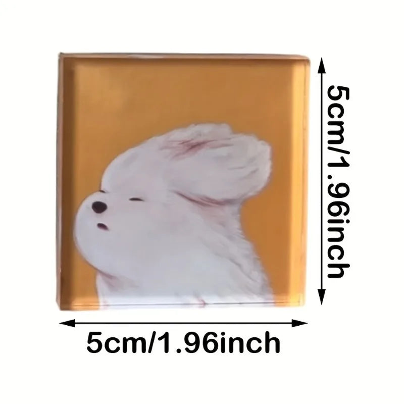 90pcs Transparent Magnetic Photo Frames | DIY Fridge Magnets