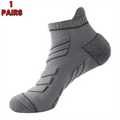Men's Ankle Sports Socks 5 Pairs – Cushioned & Anti-Slip