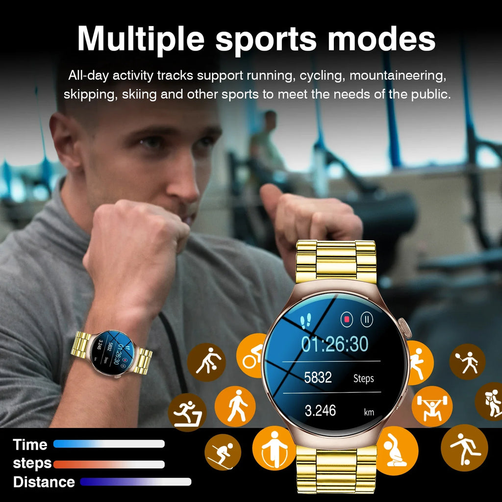 LOMAXFR Smart Watch | Phone Call, Music Control & Multi-Dials