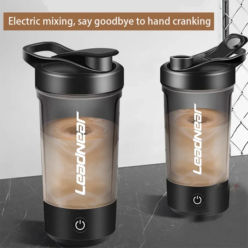 Electric Self Stirring Mug Protein Powder Milkshake Shaker Bottle USB