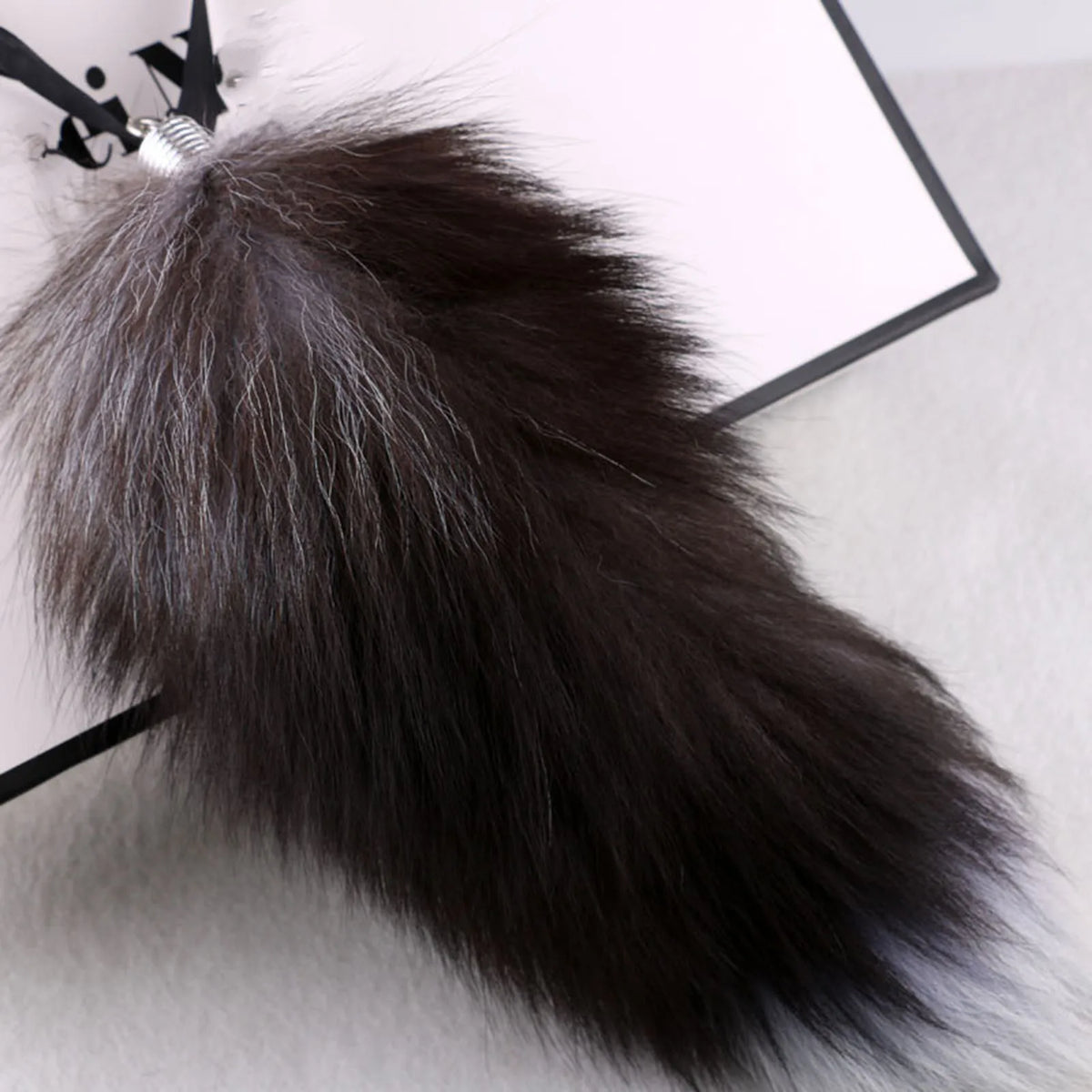 Fox Tail Plush Keychain – Bag Charm & Gift Accessory