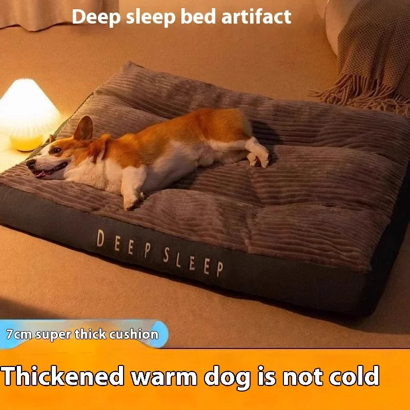 Oversized Dog Mat Sleeping Pad Warmth Winter Detachable Washable