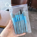 8-Piece Mini Travel Makeup Brush Set – Foundation & Eye Brushes