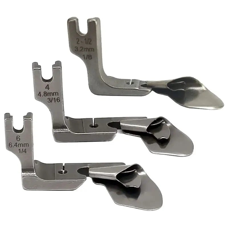 A36T- Hem Pull Tube Silk Chiffon Skirt Crimping Presser Foot Flat Car