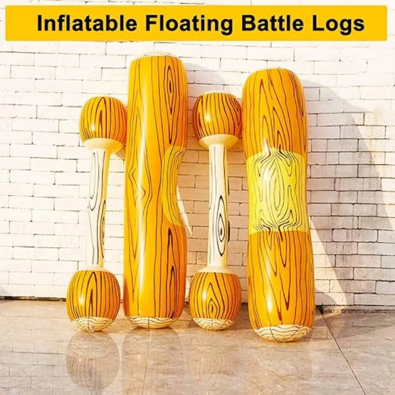 Inflatable Pool Float Gladiator Canoe Set with Paddle | Ages 14+