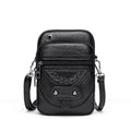 Retro Western Small Crossbody Bag – Soft PU Leather Shoulder Bag