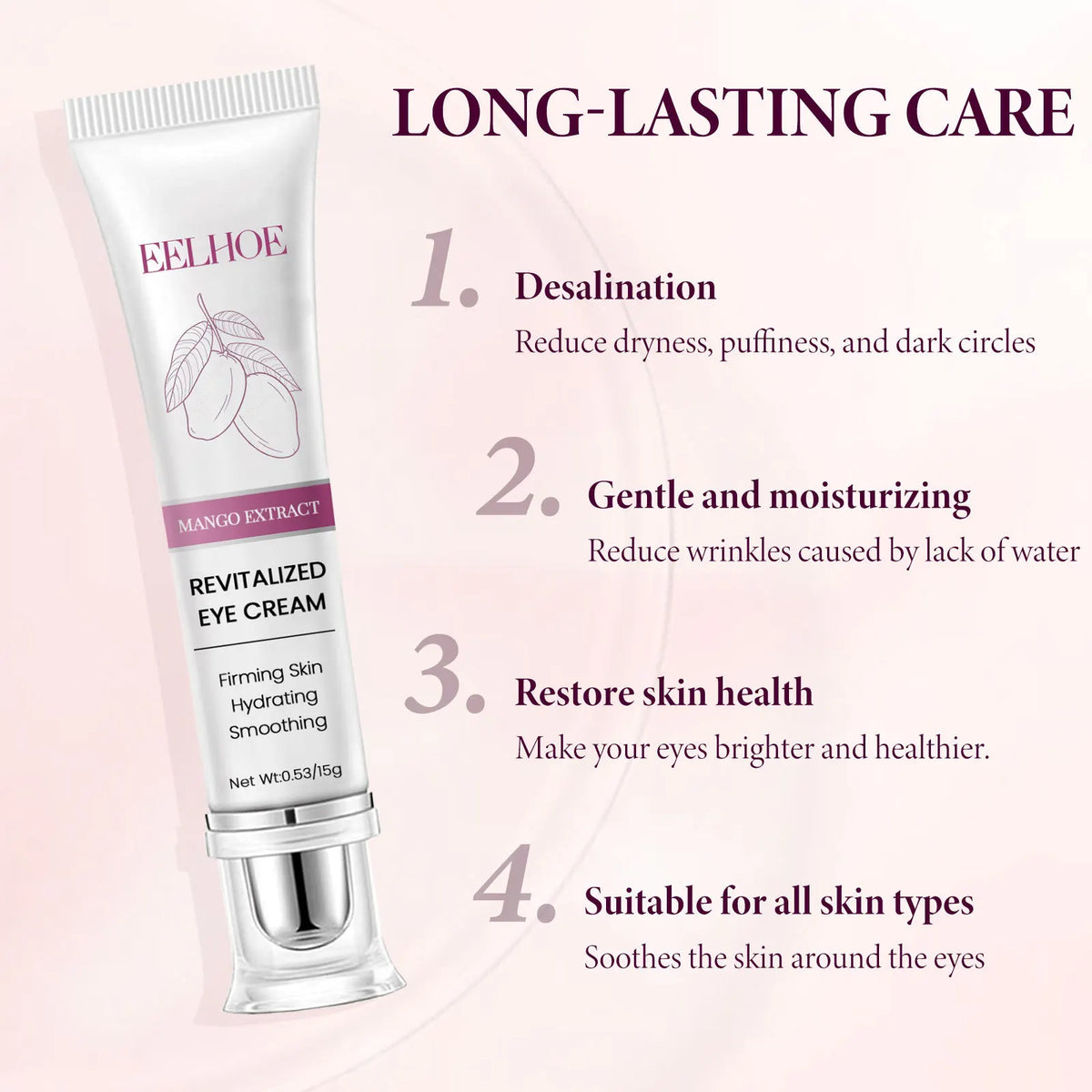 EELHOE Mango Eye Cream – Firming, Dark Circle & Fine Line Reducer