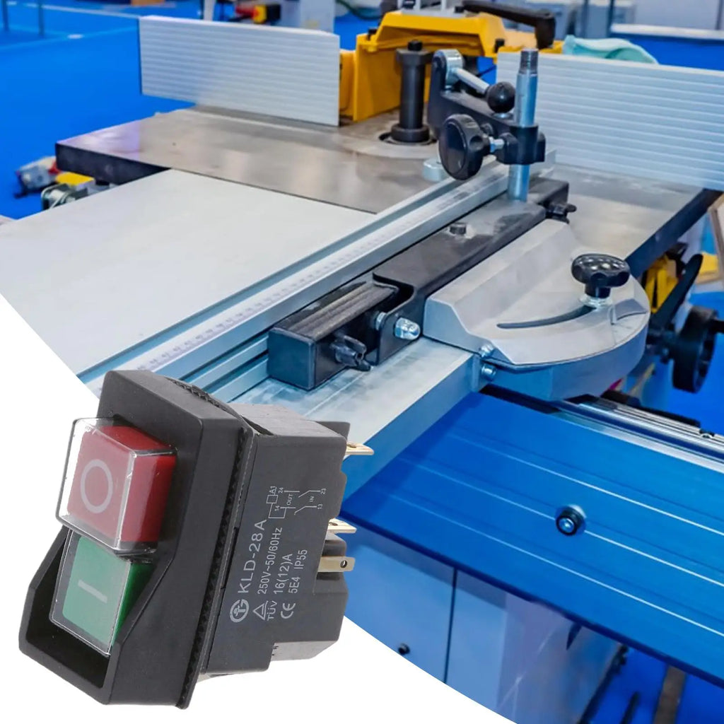 Magnetic Starter Button 4-Pin AC250V 16A | Milling & Grinder