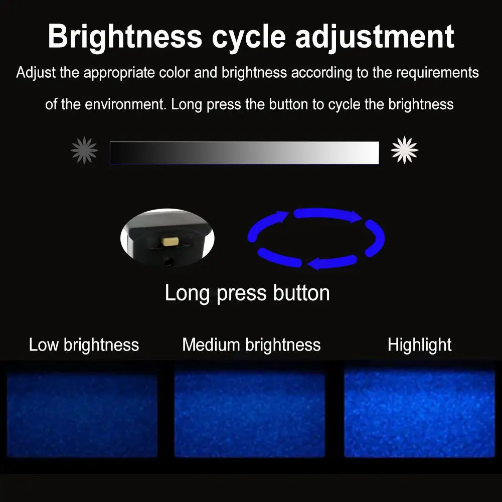Type-c Adjustable Interior Atmosphere Lamp Car LED Ambient Light 8
