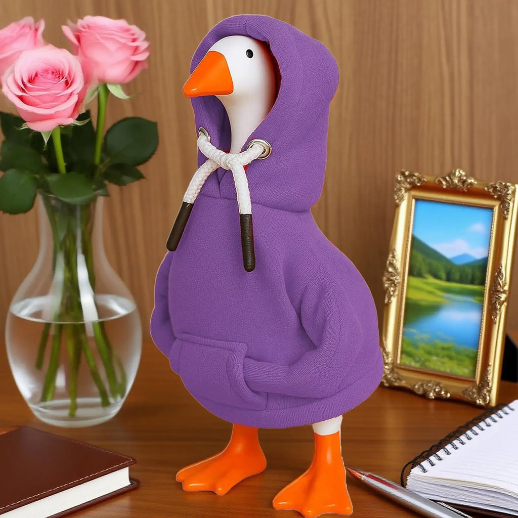 7-Inch Desk Goose Hoodie Outfit | Tabletop & Porch Decor