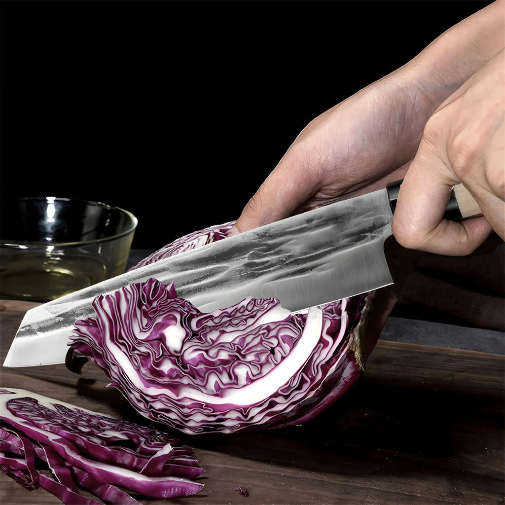Kiritsuke Knife – Steel Sashimi & Meat Slicing Knife 20cm