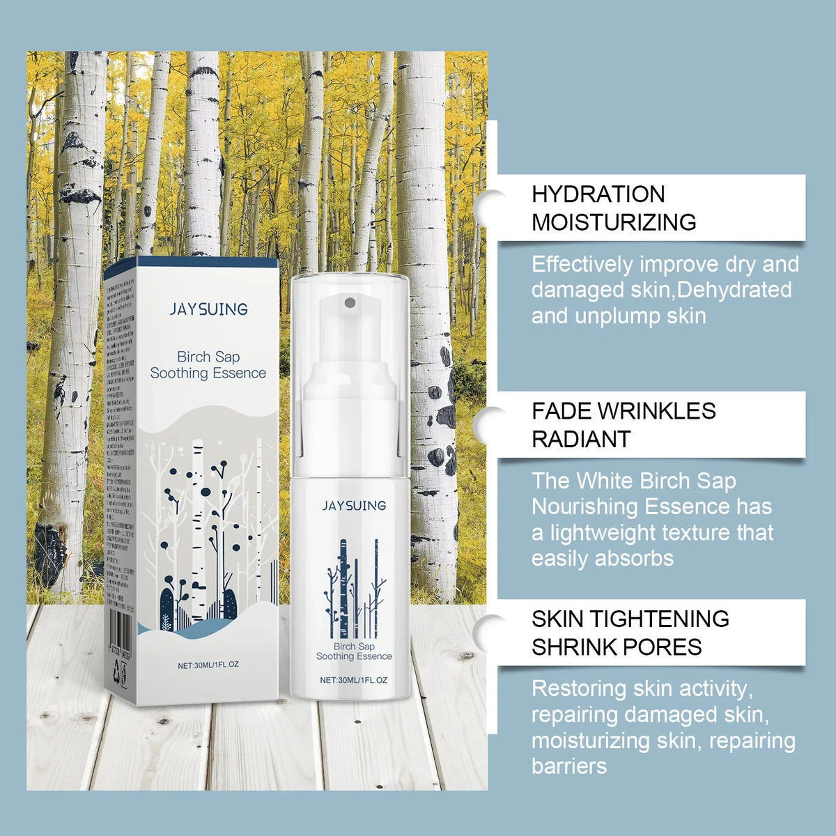 Birch Sap Moisturizing Milk – Hydrating & Smoothing Face Lotion