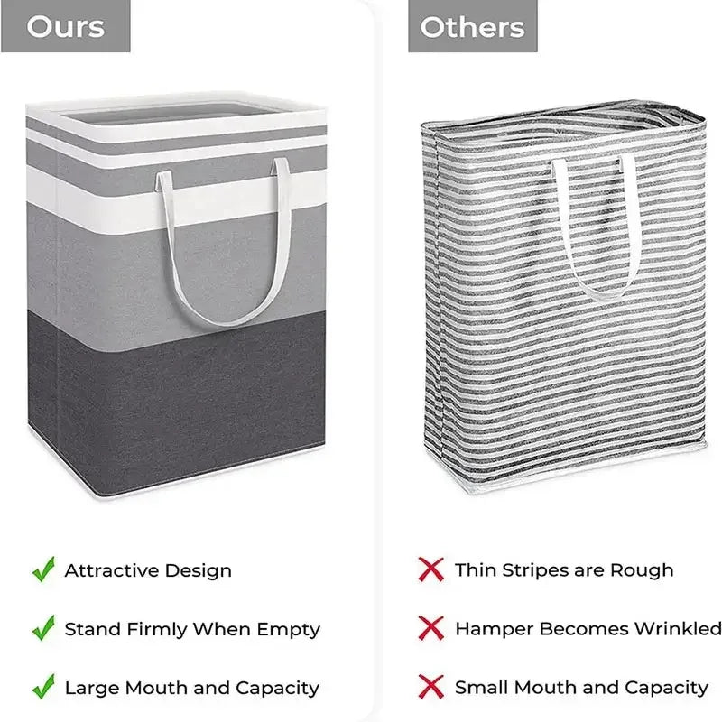 1-piece Laundry Basket Large Foldable Independent Waterproof Clothing
