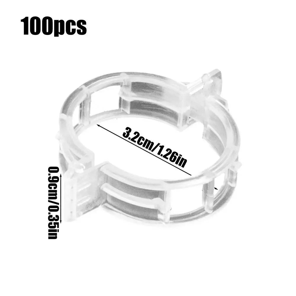 100-Pack Plant Support Clips | Trellis & Stake Garden Clips
