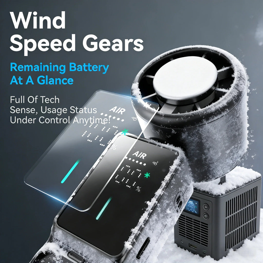 Portable Mini Handheld Fan | USB Rechargeable, 100-Speed Cooling
