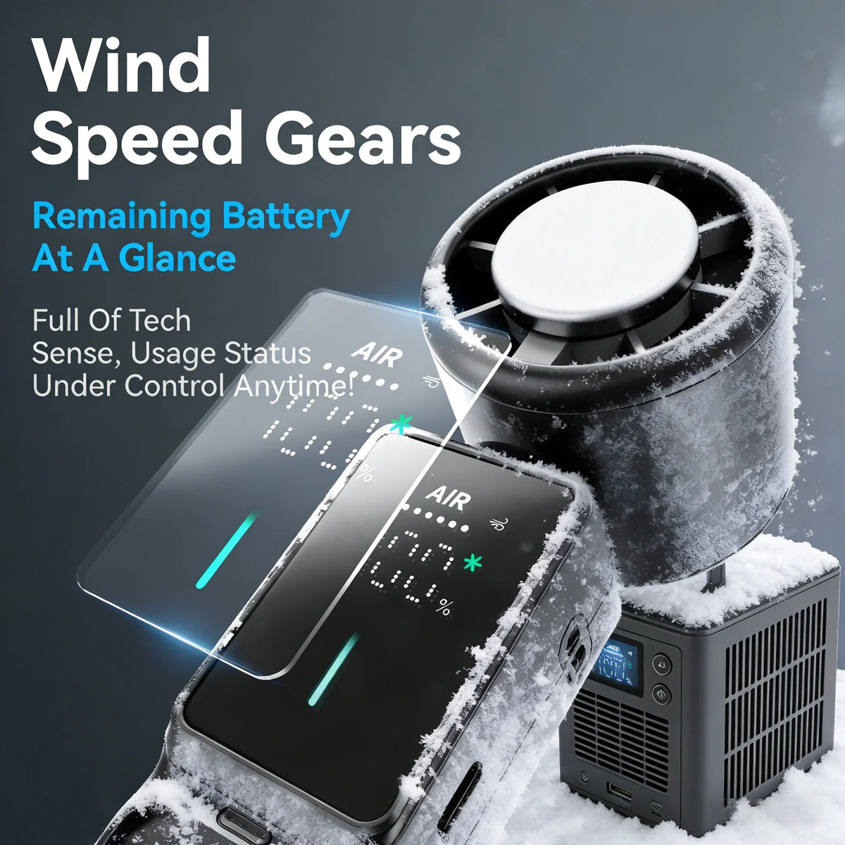 Portable Mini Handheld Fan | USB Rechargeable, 100-Speed Cooling