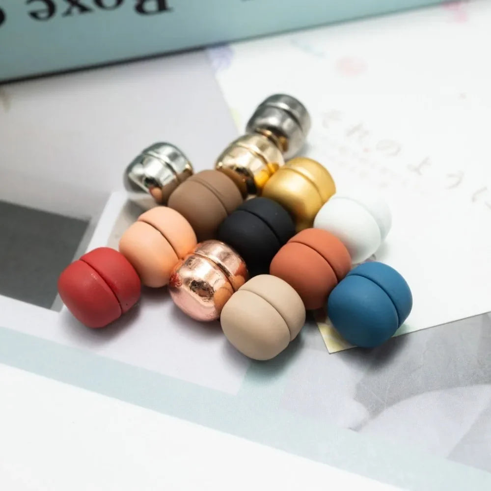 5-Pack Magnetic Brooch Clips – Zinc Alloy Scarf & Shawl Buckles